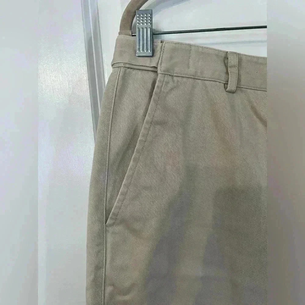 L.L. Bean Women’s Bayside Classic Fit High Rise Khaki Straight Leg Pants - Picture 3 of 9